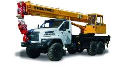 Урал Ивановец. Автокран Ивановец 25 тонн КС-45717-2 на шасси УРАЛ-4320 N, 6 650 куб. см., 25 000 кг., 21,00 м.