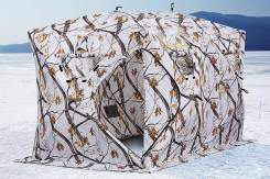 Палатка для зимней рыбалки и охоты Higashi Double Winter Camo Comfort