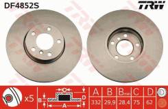 Диск тормозной передний BMW X5 E70, F15, X6 E71, E72 DF4852S trw DF4852S в наличии