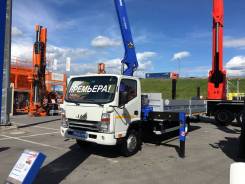 Isuzu NPR. 75 аналог JAC N75 Кран-Манипулятор Tadano 364 2018, 3 800 куб. см., 5 000 кг., 4x2