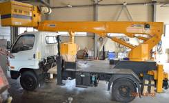 Aichi SH15B. Автовышка Aichi SH15A на базе Huyndai HD65. Обмен возможен., 3 907 куб. см., 17,00 м.