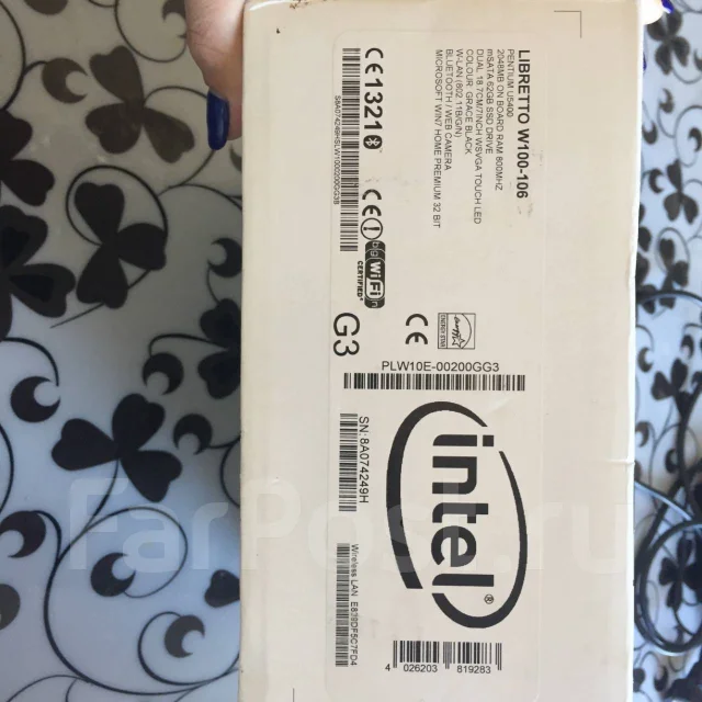 Toshiba Libretto. 7", 1,2����, ��� 2048 ��, ���� 62���, WiFi: 1, Bluetooth: 1 ����