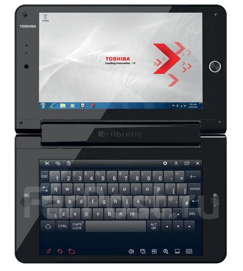 Toshiba Libretto. 7", 1,2����, ��� 2048 ��, ���� 62���, WiFi: 1, Bluetooth: 1 ����