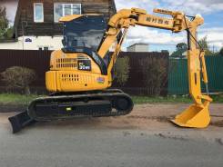 Komatsu PC30UU. Японский экскаватор Komatsu с Телескопической стрелой, 0,15 куб. м.
