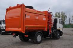 Рарз. Мусоровоз боковой МК-3554 (маятниковая плита) шасси МАЗ 5340 Weichai, 7 500 куб. см.
