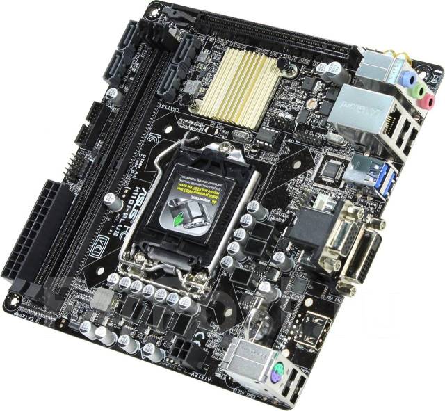 Материнская плата ASUS H110i plus miniITX комплект с CPU и Cooler ...