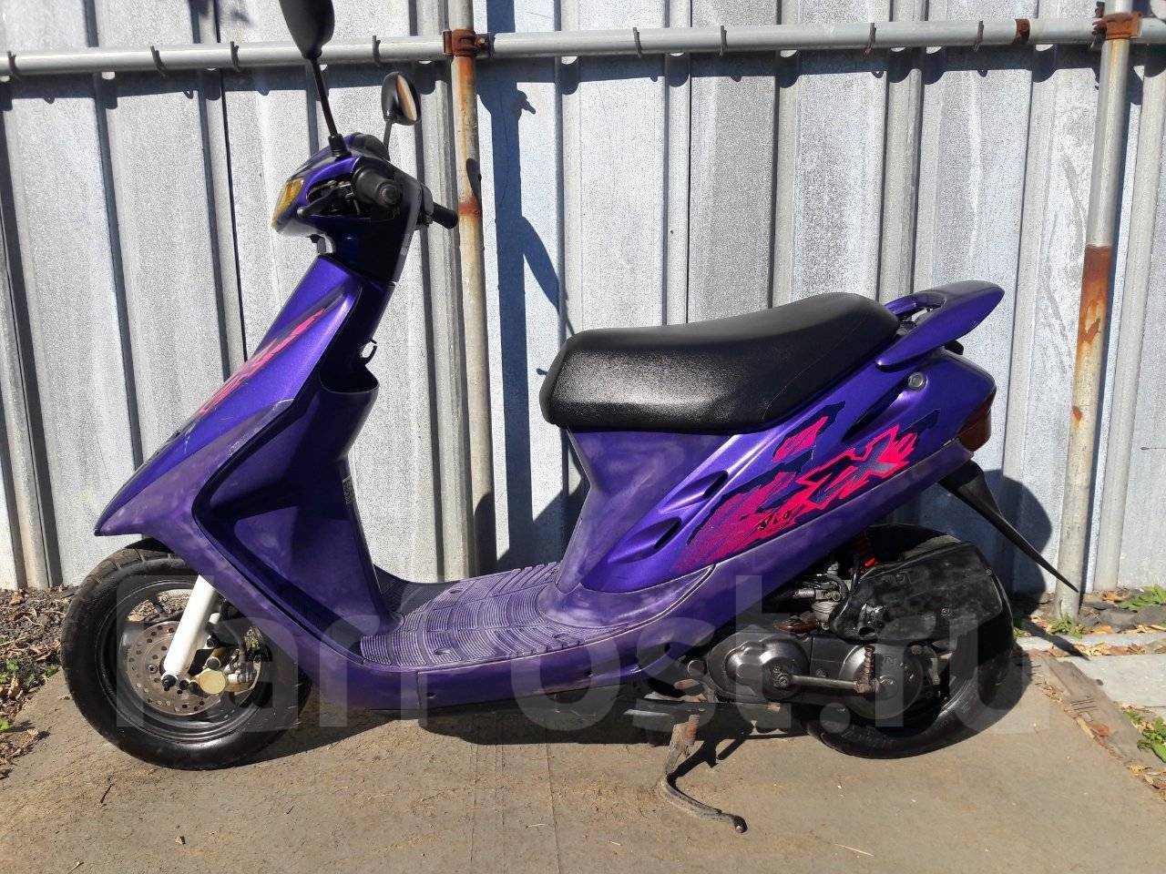 Honda Dio 28zx сине фиолетовый