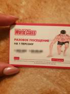 Разовое посещение world class