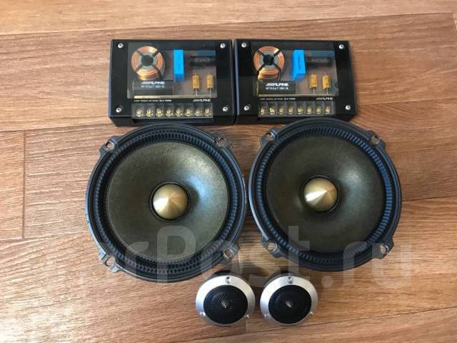 カーオーディオ ALPINE DLX-F17W Комплект Alpine dlx f17w, компонентные, среднечастотные, 50 Вт, б