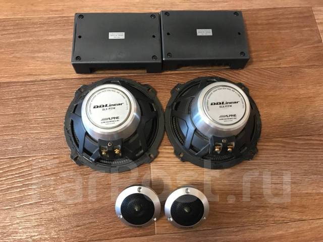 Комплект Alpine dlx f17w, компонентные, среднечастотные, 50 Вт, б