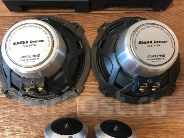 Комплект Alpine dlx f17w, компонентные, среднечастотные, 50 Вт, б