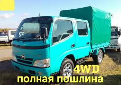 Toyota ToyoAce. 4WD, двухкабинник + тент, 3 000 куб. см., 1 500 кг., 4x4