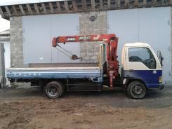Isuzu Elf. Продаётся грузовик с манипулятором , 3 000 кг., 4x2