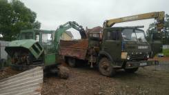 КамАЗ 55102. Камаз 55102 колхозник самосвал с манипулятором Todano 3 т, 3 000 куб. см., 10 000 кг., 6x4