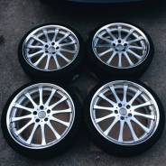19" Work Lehrmeister 5x112 8.5 et35 + Nitto 555 225/35R19. 8.5x19" 5x112.00 ET35. Под заказ