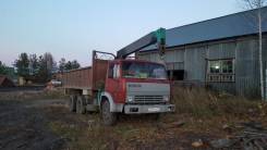 КамАЗ 55102. Бортовой грузовик с манипулятором, 10 850 куб. см., 10 000 кг., 6x4