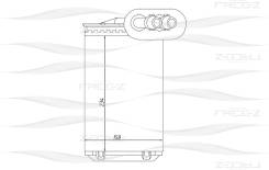Радиатор отопителя. Volkswagen Bora Volkswagen New Beetle Volkswagen Golf, 1J1 Volkswagen Polo Audi TT Audi A3