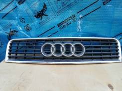 Решетка радиатора. Audi A4, 8E2, 8E5 Audi S4, 8E2, 8E5 Двигатели: AKE, ALT, ALZ, AMB, AMM, ASN, AVB, AVF, AVJ, AVK, AWA, AWX, AYM, BAU, BBJ, BBK, BCZ...