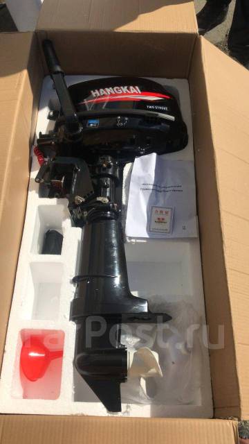 Лодочный мотор Hangkai 6 л. с. в полной комплектации, 24 г. выпуска, 6 ...