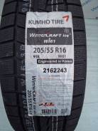 Kumho WinterCraft Ice WI61, 205/55 R16 во Владивостоке Kumho WinterCraft Ice WI61. Зимние, без шипов, 2018 год, без износа