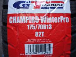GT Radial Champiro WinterPro. Зимние, без шипов, 2017 год, без износа, 4 шт
