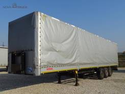 Kogel SN24. Бортовой тентованный полуприцеп Kogel SN 24, 28 550 кг.