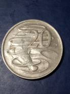 Австралия 20 центов 1969 года Аукцион с рубля. Под заказ