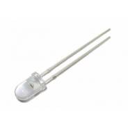 Светодиод Желтый 5мм (12v,прозрачная колба)