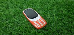 Nokia 3310 2017. Б/у, до 8 Гб, Оранжевый, Кнопочный