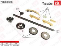 Комплект цепи ГРМ FORD:Transit 2.4D D2FE Duratorq 77B0001FK