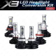 Светодиодная лампа с охлаждением (+Желтый/Синий) 2шт H11 LED HEADLIGHT X3