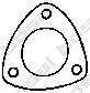 Прокладка приемной трубы! citroen zx/saxo,peugeot 106/205/306/405 1.0-1.4 Bosal арт. 256-528 256-528_