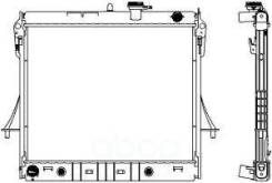 Радиатор системы охлаждения! hummer h3 3.5/3.7i 06-10 Sakura арт. 30811009 30811009sak_