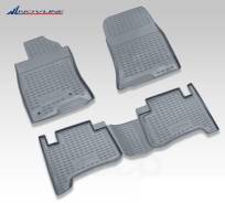 Коврики в салон toyota land cruiser prado 01/2003-12/2009, 4 шт. (полиуретан, серые) Autofamily арт. NLC.48.01.211k