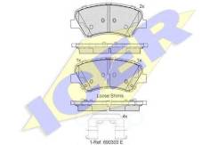 Колодки дисковые передние! hyundai elantra/i30 all 11 Icer арт. 182029 182029_ в Москве Колодки дисковые передние! hyundai elantra/i30 all 11 Icer арт. 182029 182029_