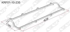 Прокладка клапанной крышки mz r2, rf Sat арт. KRF01-10-235