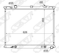 Радиатор kia sorento 2.5d/2.4g 02-06 Sat арт. SGKI0005 в Тюмени Радиатор kia sorento 2.5d/2.4g 02-06 Sat арт. SGKI0005