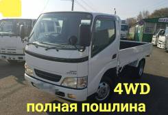 Toyota Dyna. 4WD, кузов 2 тонны, 3 000 куб. см., 2 000 кг., 4x4