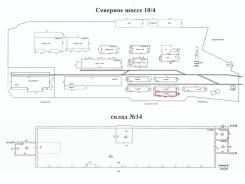 Склад. Шоссе Северное 10/4, р-н Центральный, 1 588 кв. м. План помещения