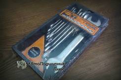Набор ключей рожковые (8пр) АвтоДело пл.держ. АД-37080 Professional