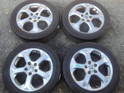 Колёса 205/55R17 Dunlop диски оригинал Honda 5x114.3. 6.0x17" 5x114.30 ET55