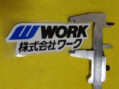 Наклейки на диски Work! В наличии!. Диаметр 16"", 1 шт