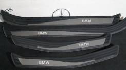 Накладка на порог. BMW 5-Series, E60, E61 Двигатели: M47TU2D20, M57D30TOP, M57D30UL, M57TUD30, N43B20OL, N47D20, N52B25UL, N53B25UL, N53B30OL, N53B30U...