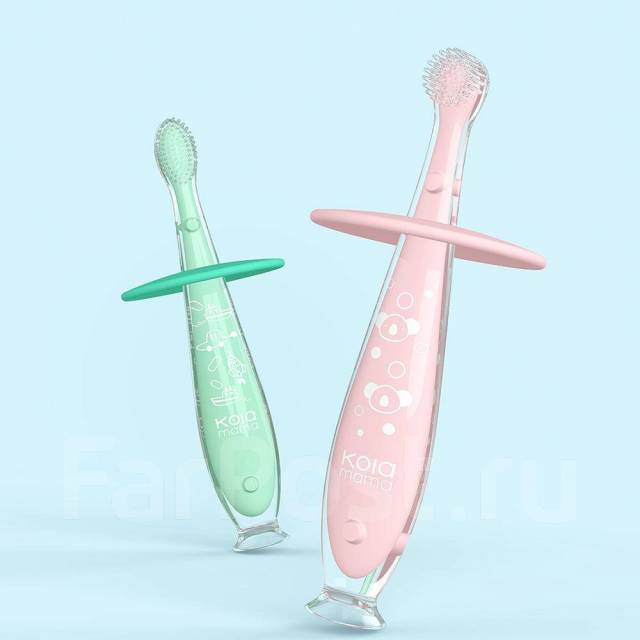 Детские зубные щетки Xiaomi Mi Koia Mama Silicone Toothbrush 8м KDY02 ...