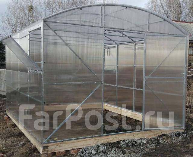 Каркас Теплицы ДВ Вагон из поликарбоната 4 на 4, новый, под заказ. Цена ...