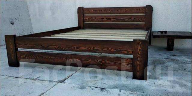 Кровать полутороспальные, натуральное дерево, новый, в наличии. Цена ...