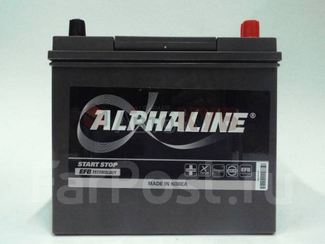Аккумулятор Alphaline EFB N-55 (70B24L) 45А/ч 460А - Аккумуляторы во ...