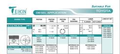 Поршень. Toyota Crown, LS120, LS120G, LS130, LS130G, LS130W Двигатель 2LTHE. Под заказ