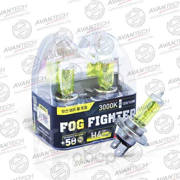 Лампа Высокотемпературная Avantech H4 12v 60/55w (120/110w) 3000k ...