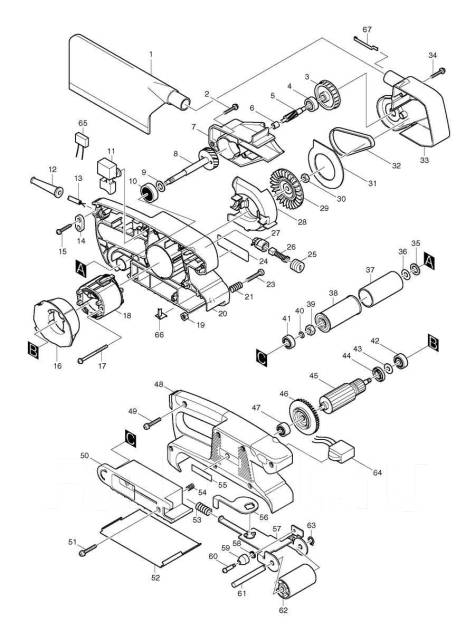 Как разобрать шлейф машинку Запчасти для ЛШМ Makita 9911, новый, в наличии. Цена: 300 ₽ во Владивостоке
